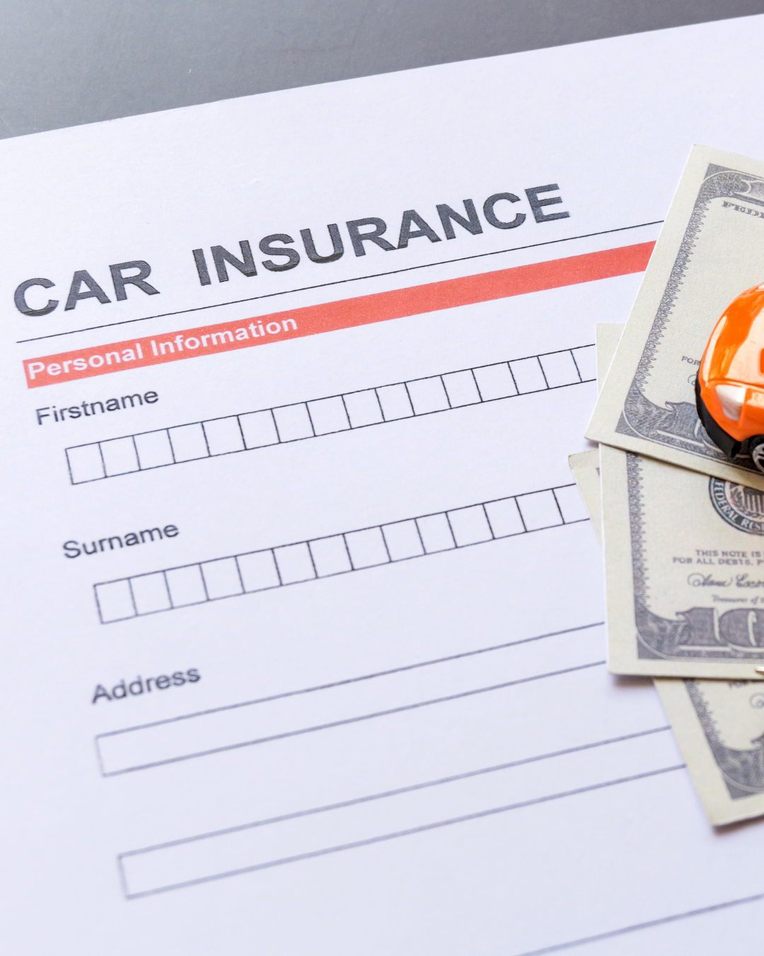 Insurance paperwork