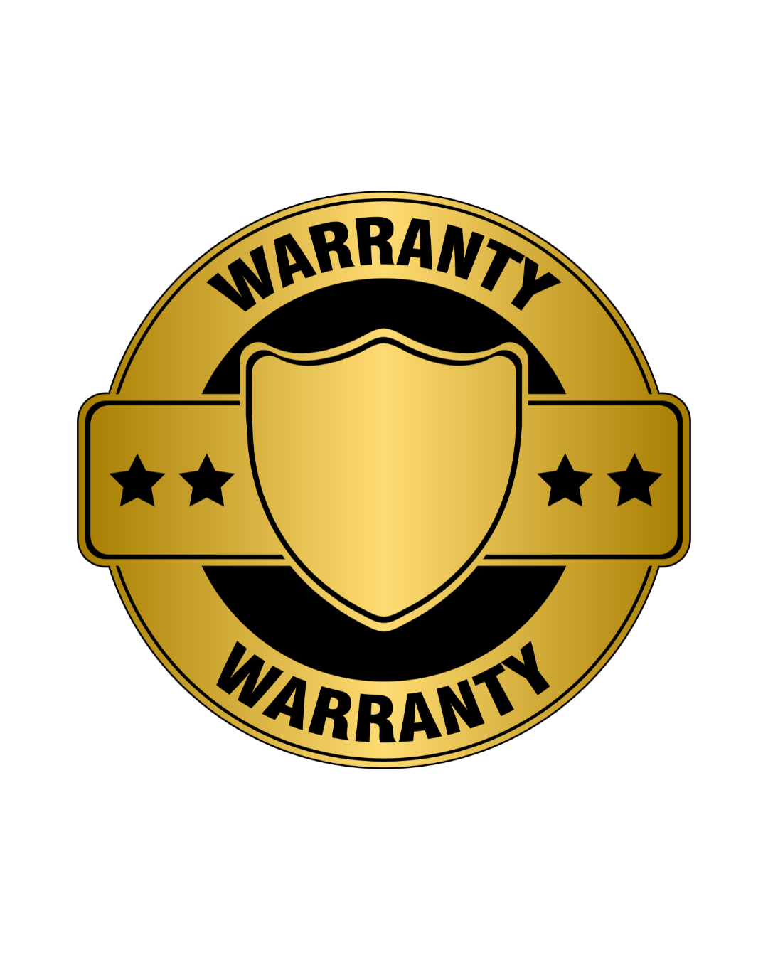 Lifetime warranty badge
